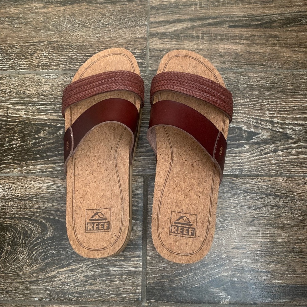 Reef Brown Cork Sandals